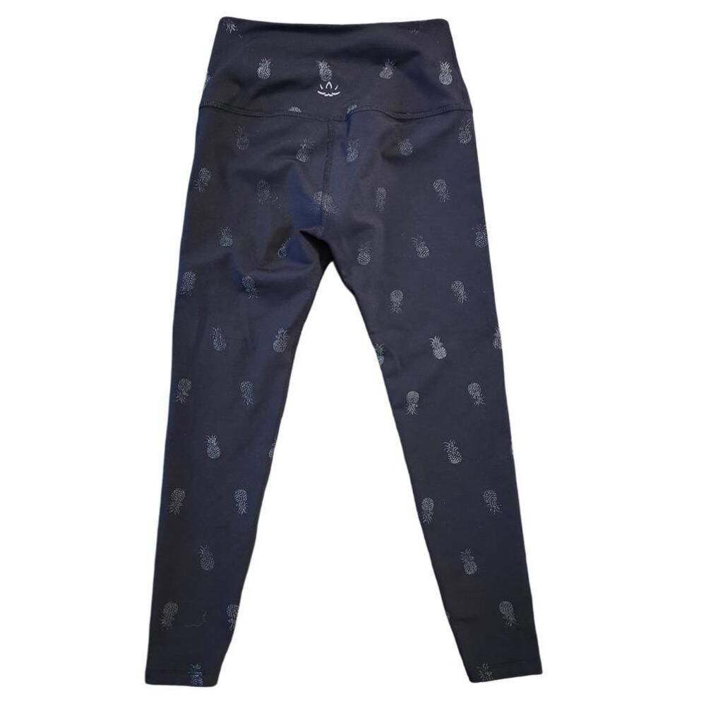 Beyond Yoga Black Pineapple PowerShine Midrise Midi Legging Small - Picture 4 of 9